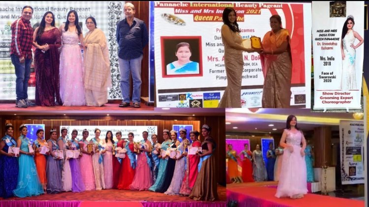 Magnificent Grand Finale of Miss and Mrs India Icon 2021 Queen Panaache