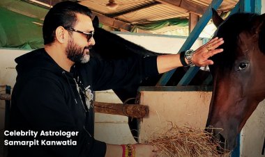 I love horses. They bring out compassion in me, says celebrity astrologer Samarpit Kanwatia
