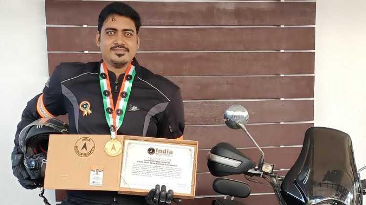 South India Solo Expedition Record Title claimed by Sagar Sreekumar Pillai