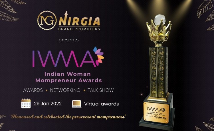 Nirgia Brand Promoters organized its virtual ceremony for Indian Woman Mompreneur Awards