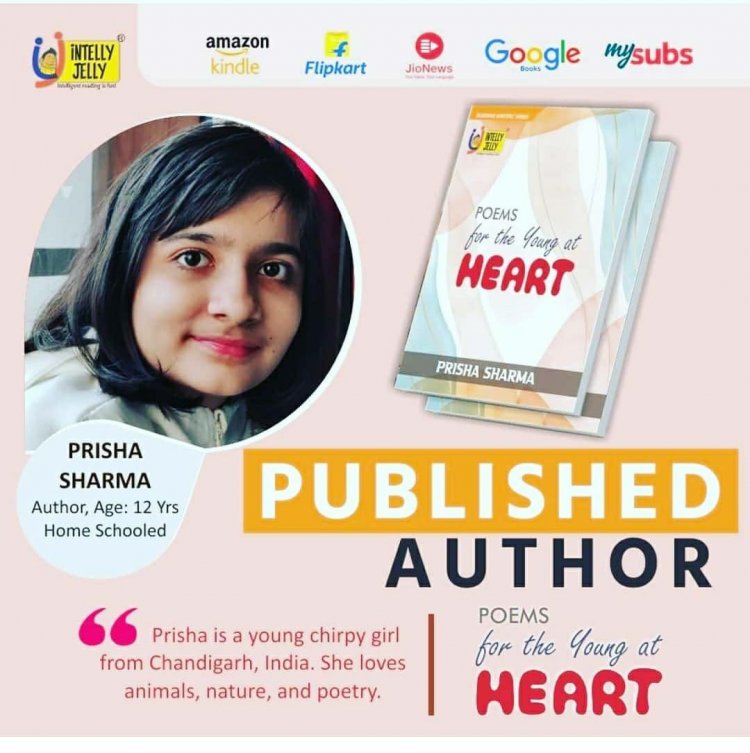 A new rising star in the field of Poetry, Prisha Sharma