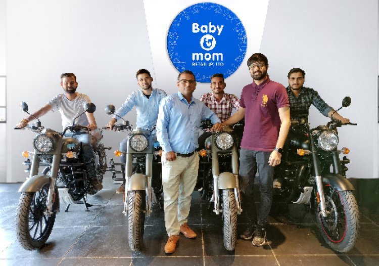 DELHI BASED COMPANY “BABY & MOM RETAIL PVT. LTD”, GIFTS 2 CARS & 4 BIKES, TO HIS EMPLOYEES