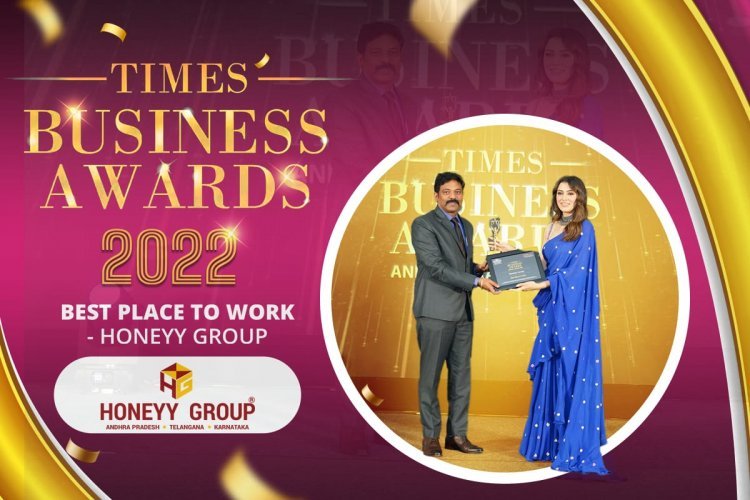 Honeyy Group received the Times Business Awards 2022 for The Best Place to Work.