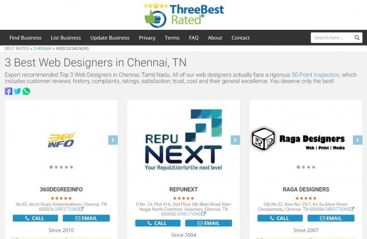 Repunext – Celebrates for Ranking as a Best Web Developer in Chennai