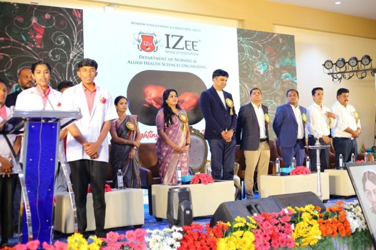IZee Group of Institutions Celebrates Lamp Lighting, Oath Taking & White Coat Ceremony