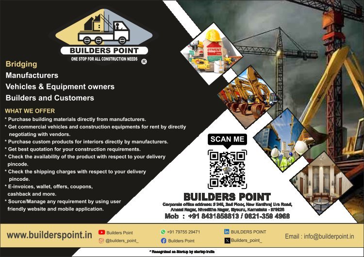 BUILDERS POINT: Darshan’s Innovative E-commerce platform, one stop for all your construction needs