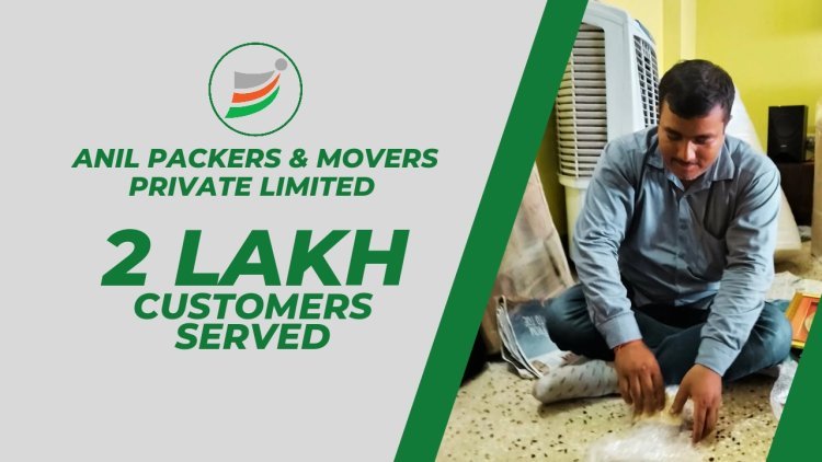 Anil Packers & Movers Private Limited reaches a new milestone: 200,000 customers served.