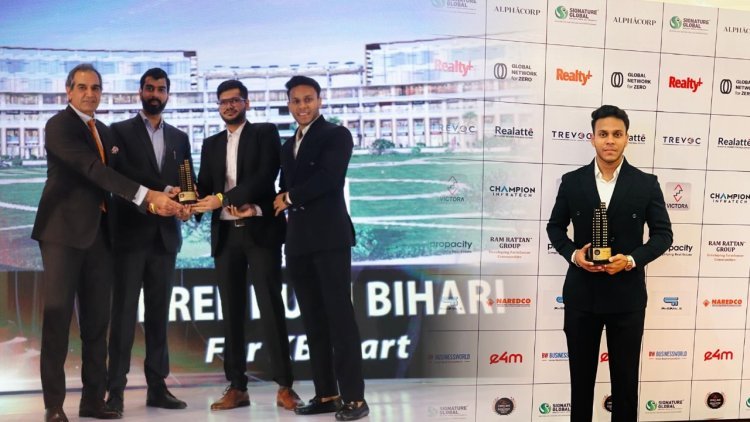 Dhruv Gupta Wins Prestigious 'Landscape Project of the Year' Award for KB Mart in Greater Noida