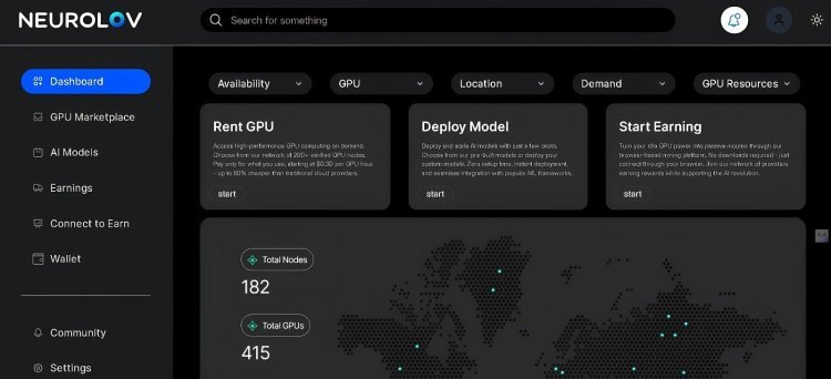 Neurolov Launches World's Fastest Browser-Based GPU Computing Platform for AI Development