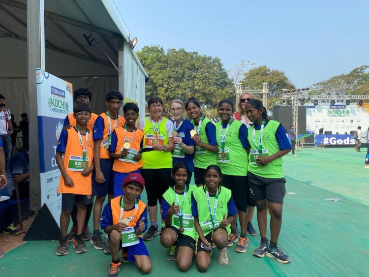 Dr. Cheryl Runs for ‘Hope’; 76 Year- Old UK Woman Shines at Federal Bank Kochi Marathon