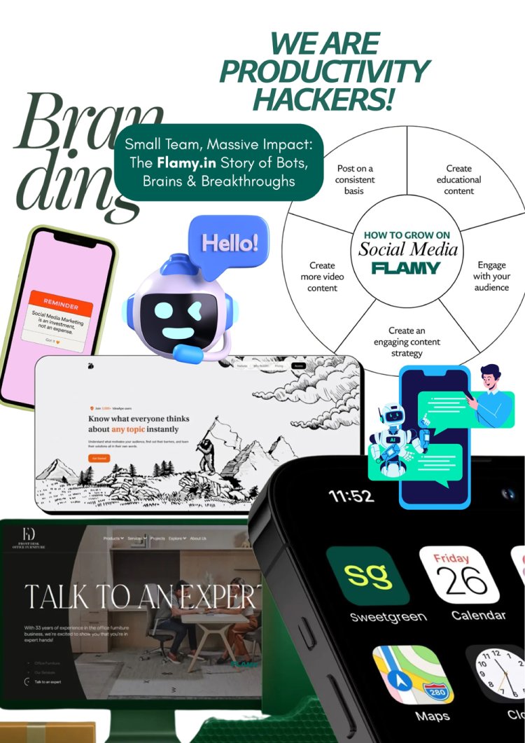 Flamy Built 630+ Global Projects Without Ads: The Rise of India’s Automation-Powered Creative Agency