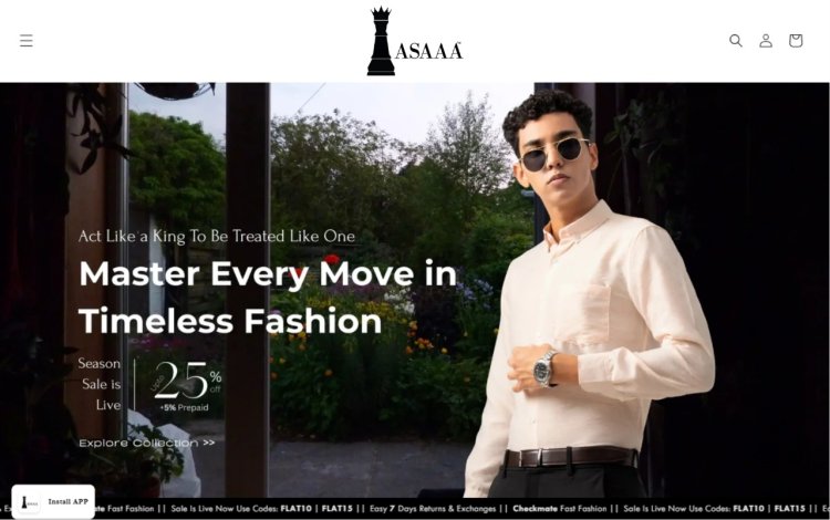 ASAAA Launches India’s First Chess-Inspired Menswear Brand That Challenges Fast Fashion