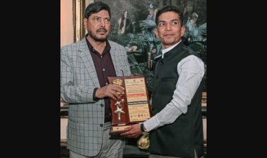 Tushar Tanaji Kamble Conferred with ‘Rashtriya Bharat Bhushan Award’ in New Delhi