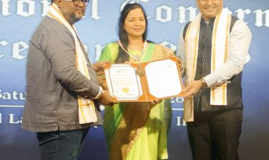 Dr N Basetti Honoured by Central Minister for ENT Research Book