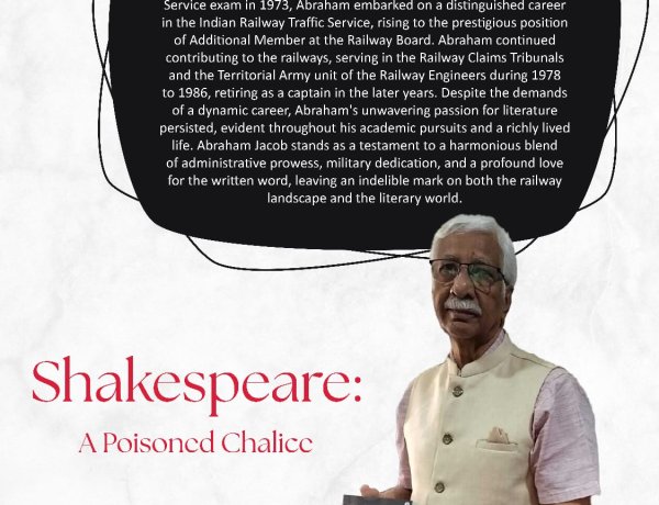 A Poisoned Chalice Explores Shakespeare’s Moral Chaos and Human Ethics in a Modern Lens – Author Abraham Jacob Brings Decades of Civil Service & Literary Insight Together