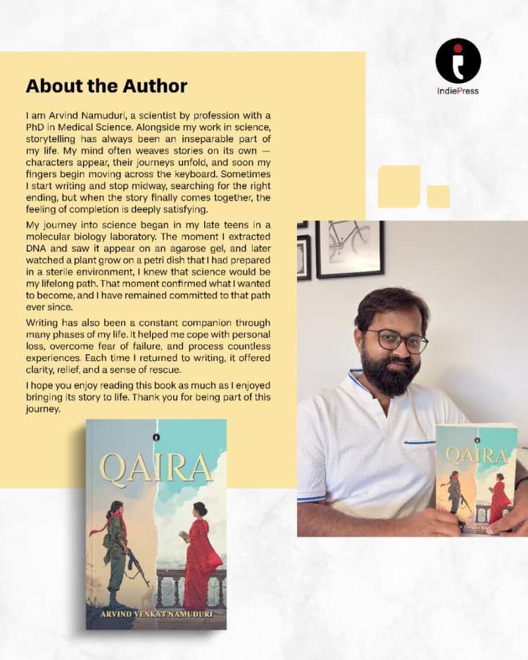 An Emotional War Story of Hope, Survival, and Unseen Heroes — Qaira by author Arvind Venkat Namuduri