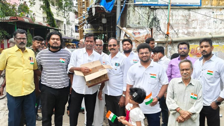 We The Leaders Celebrates India's 80th Independence Day with Flag Hoisting and Tree Plantation Drive in North Chennai