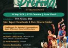 Malashree presents 9th Edition of Prerona, an Indian Dance Festival on Wednesday, 16 September 2026, from 6:00 p.m onwards at Gyan Manch, Kolkata